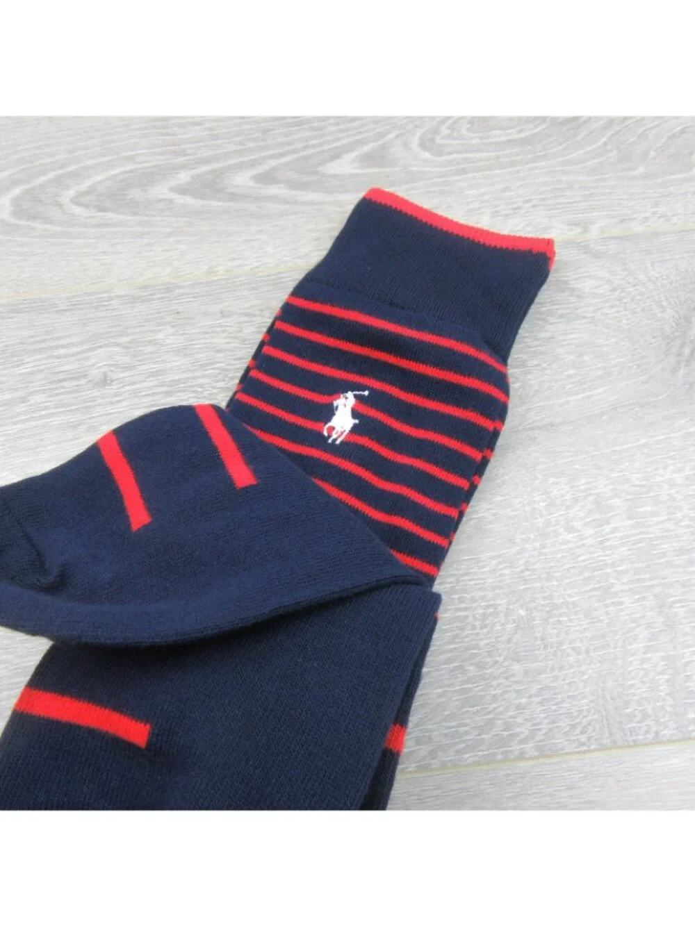 Polo Ralph Lauren Striped USA Flag Socks Men's Size 6-12.5 (2 PAIRS) NEW